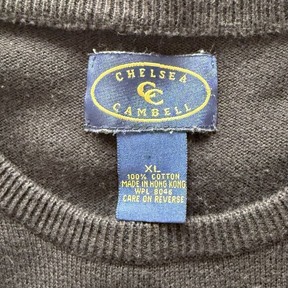 Chelsea Cambell Black Embellished Short Sleeve Pullover Sweater Women’s Size XL - Picture 6 of 7